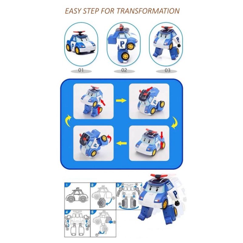 Mainan Robot Figure Robocar Mainan Figure