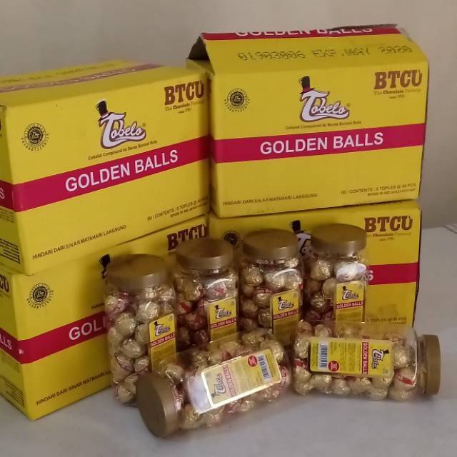 

Tobello golden bal coklat