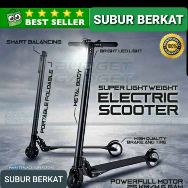 Skuter Listrik / Electric Scooter / Otopet Listrik Light Weight Metal