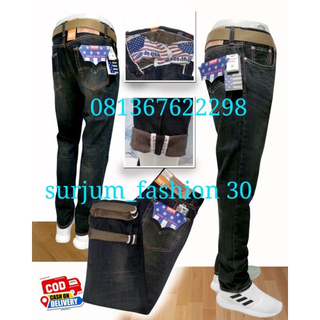 celana panjang standart pria terbaik/celana panjang  standar levis/celana panjang terlaris