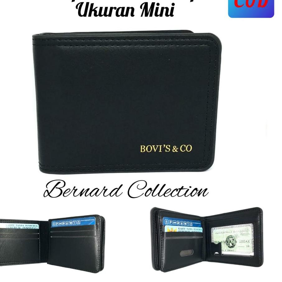 ➣ Dompet Pria Dompet Laki2 Dompet Simple dan Polos Ukuran Mini/ Kecil Bahan PU Leather ➻