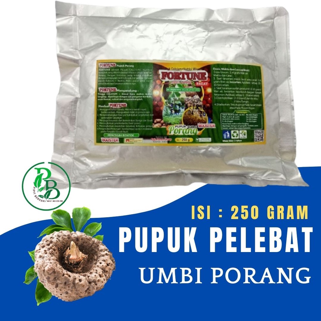 Pupuk pohon umbi porang yang baik, booster organik budidaya bibit porang