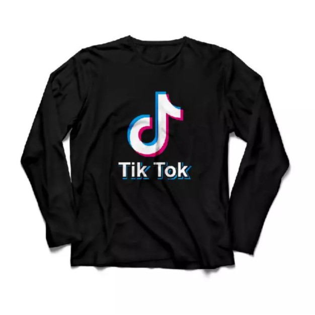 KAOS BAJU LENGAN PANJANG HITS KEREN PRIA WANITA TIKTOK