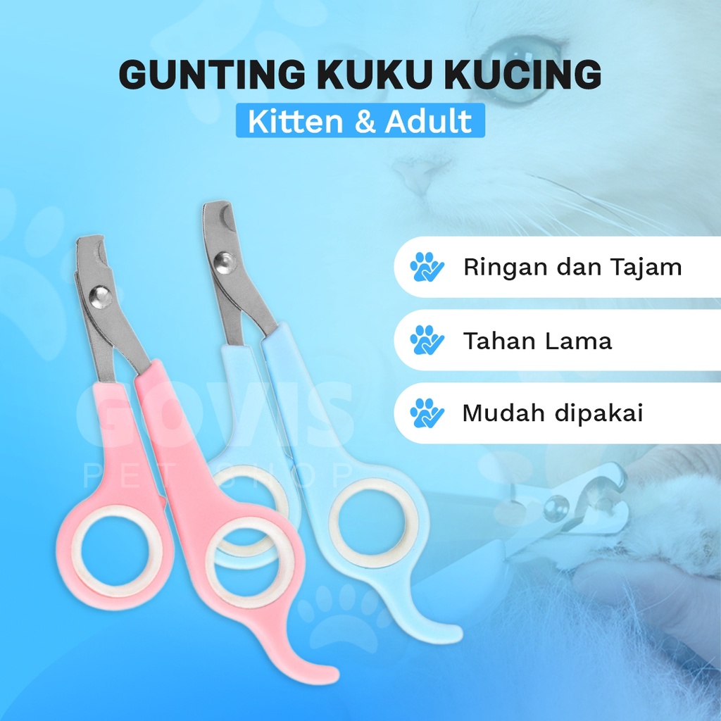 Gunting Kuku Kucing Pet Nail Clipper Stainless Steel