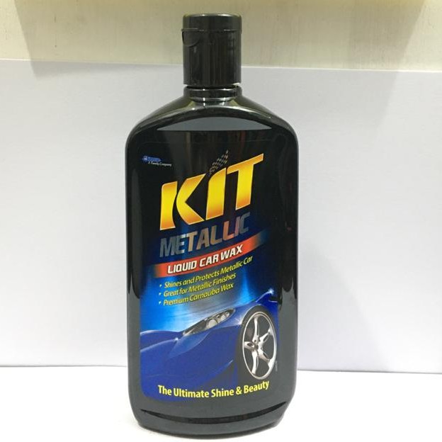 KIT METALLIC LIQUID CAR WAX - PREMIUM CARNAUBA KIT LIQUID WAX 500ml