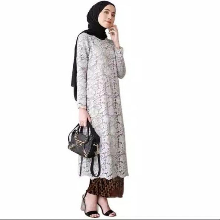 Jual Sudah Ready Atasan Kebaya Brukat Tunik Modern Jumbo Ld 120 Kebaya Brokat Baju Kebaya Brokat Ku Indonesia Shopee Indonesia