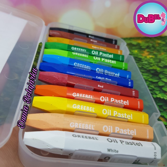 

PASTEL-DRY-OIL- CRAYON GREEBEL OIL PASTEL / KARYON GREEBEL / 12 WARNA -OIL-DRY-PASTEL.