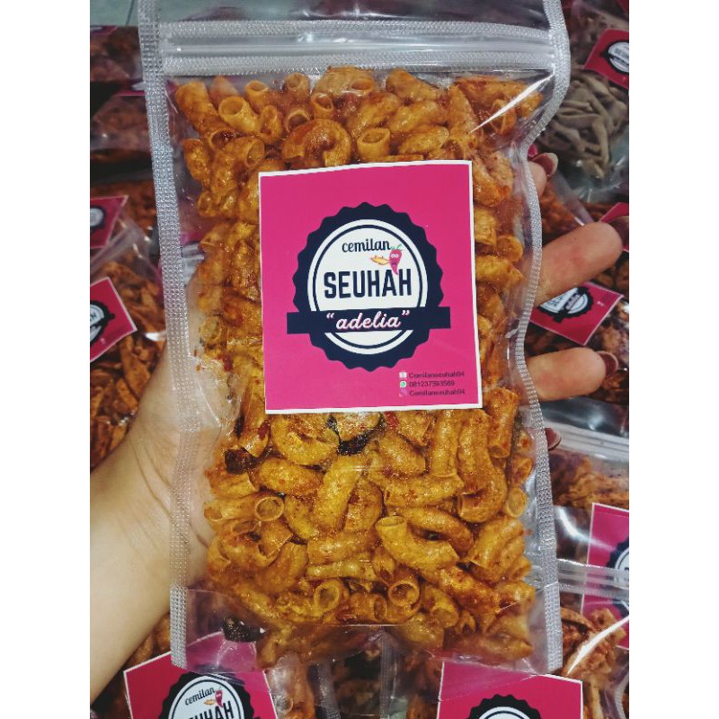 

MAKARONI BANTET PEDAS/110gr/makroni TERMURAH/makaroni pedes cikruh