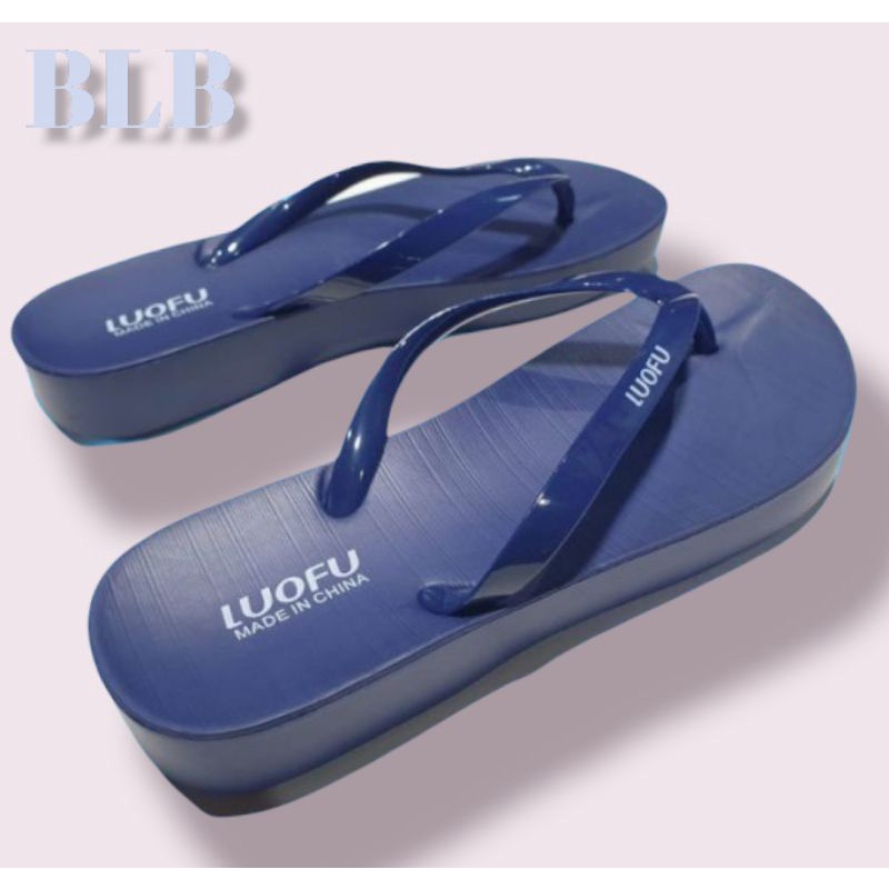 Sandal wanita import Jepit Karet Jelly Wanita Luofu