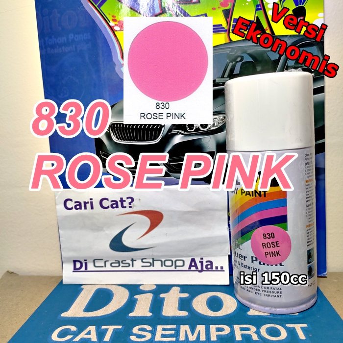Cat Pilox DITON Rose Pink 830 150cc warna mawar merah muda murah pilok