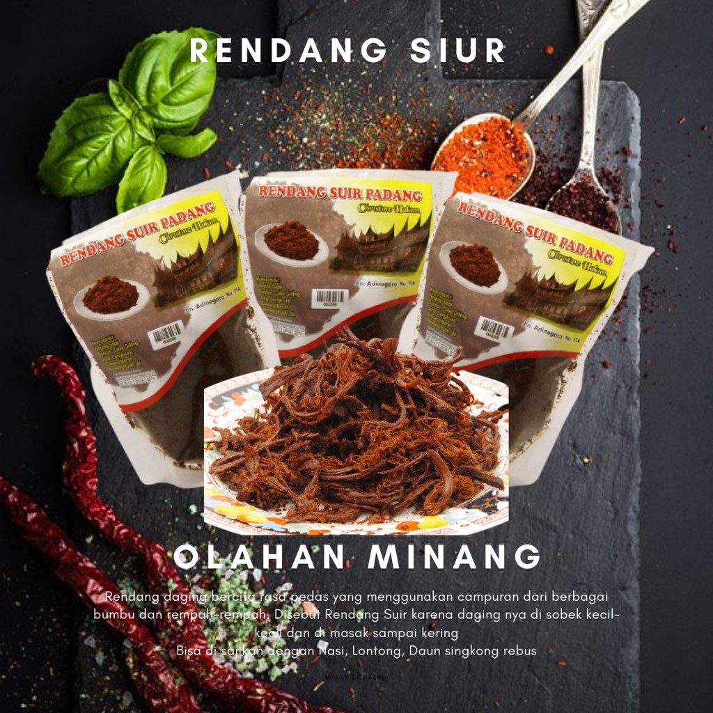 Jual Rendang Suir Padang Rendang Suir Asli Rendang Rendang Kering