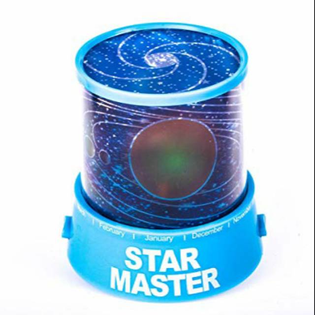 Lampu Tidur Proyektor Star Master Universe Planet Angkasa Luar Bintang Galaxy Bulan Venus Bumi Mars