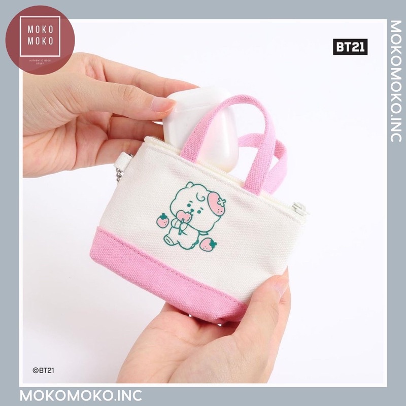 BT21 Baby Canvas Mini Pouch Jelly Candy