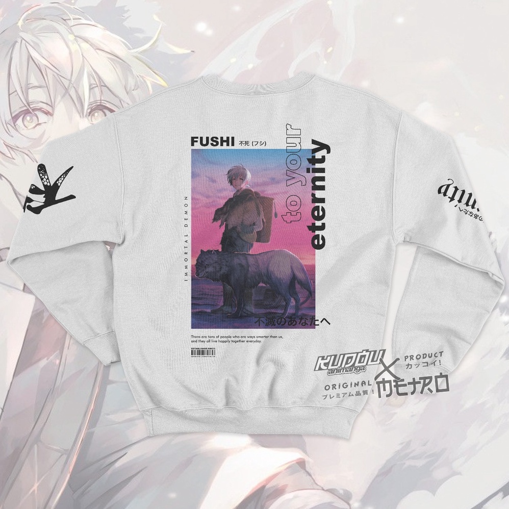 Crewneck Fushi To Your Eternity Anime Manga Premium Unisex