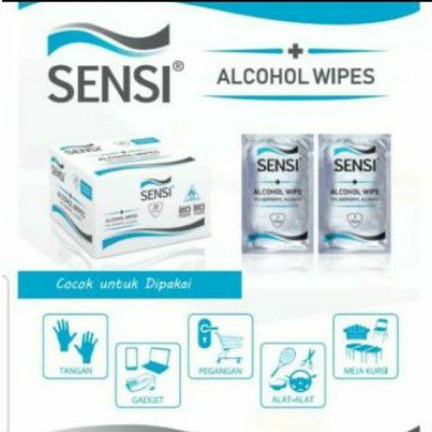 Sensi Alcohol Wipes 20 pcs