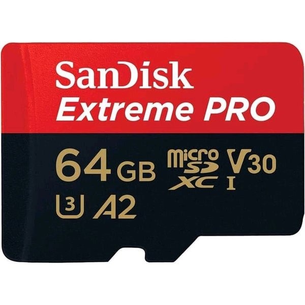 Memory Card | Micro SD 64GB SanDisk Extreme Pro up to 200Mbps U3 A2 V30 - Garansi Resmi Lifetime