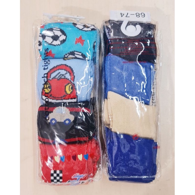 4 in1 Legging cotton rich tutup kaki motif cowok