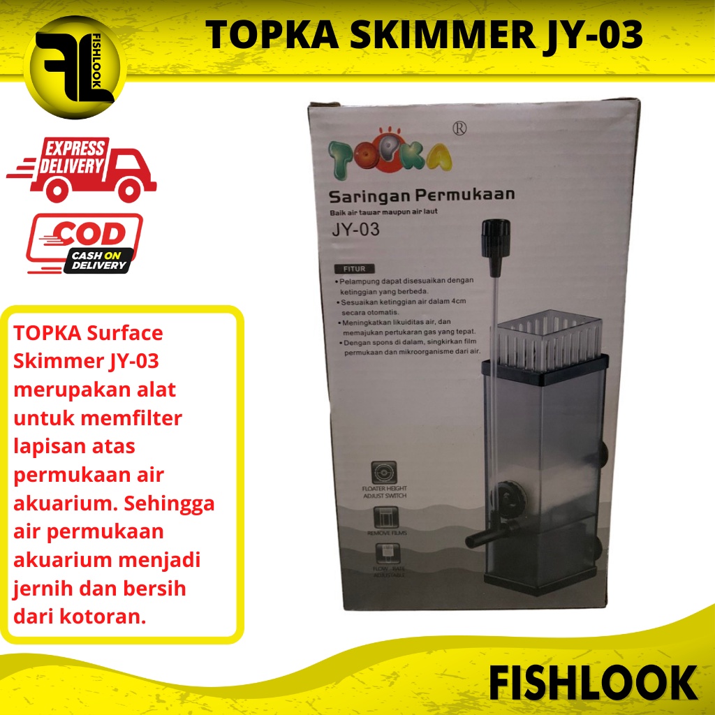 Skimmer TOPKA JY-03 Skimer Terbaik dan Multifungsi