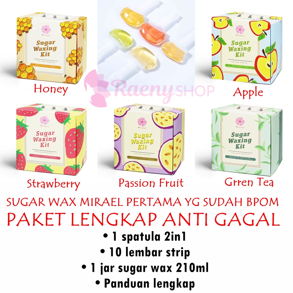 MIRAEL SUGAR WAX AMPUH NGGAK SAKIT SAMA SEKALI BISA DIMAKAN AMAN UNTUK KULIT SENSITIF PENCABUT BULU 