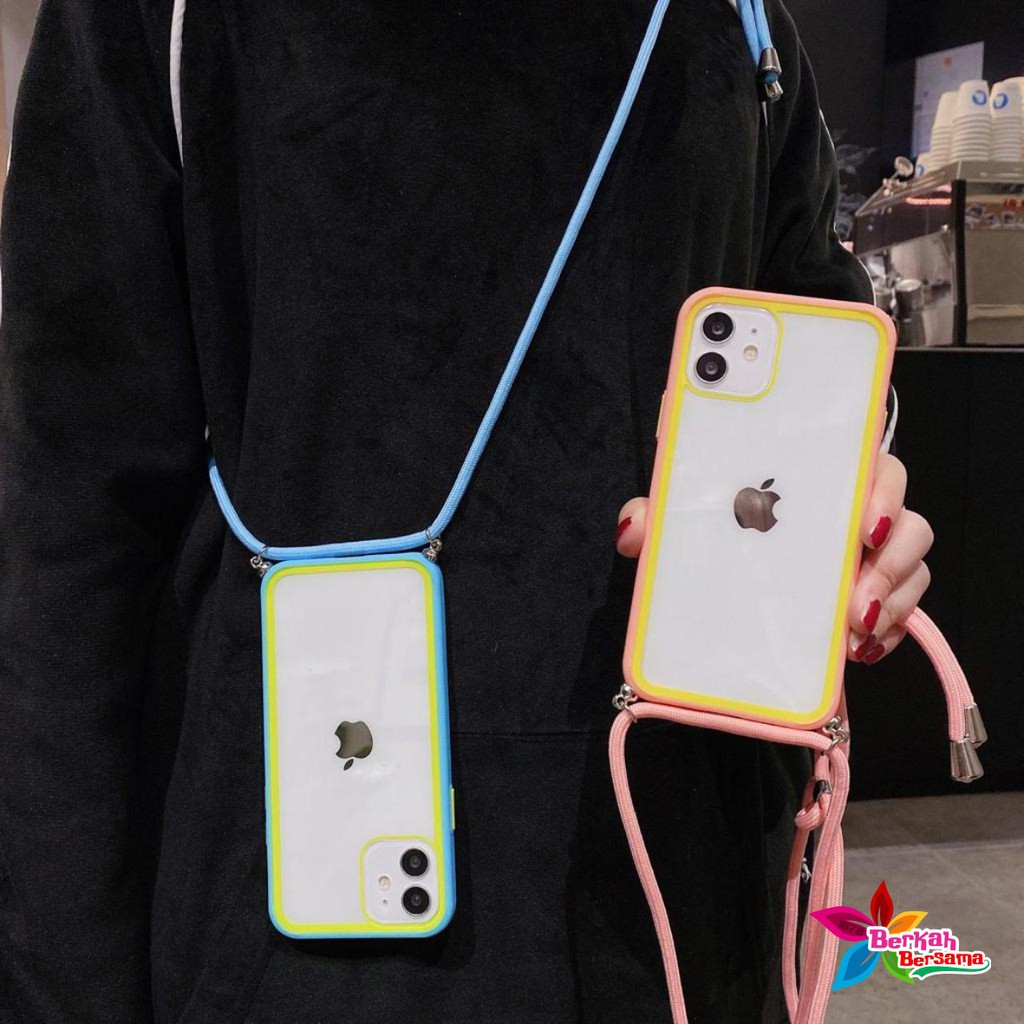 SOFTCASE SLINGCASE LANYARD TALI AURORA REALME C1 C2 5S 5 5I C3 6 NARZO PRO C20 C12 C25 BB2832