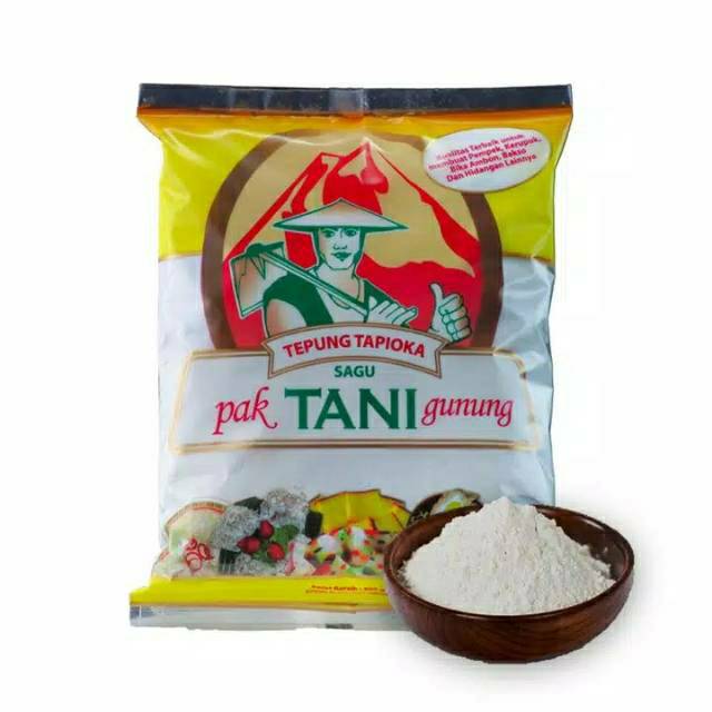 

Tepung Tapioka Cap Pak Tani Gunung 500gr