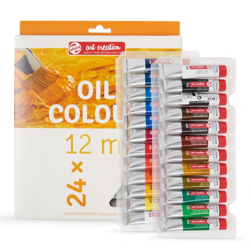 Talens - Art Creation Oil Colour Paint 12ml Set of 12 / 24