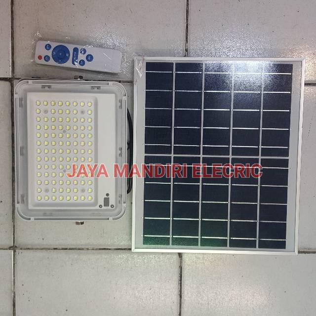 LAMPU SOROT LED TENAGA SURYA 60 WATT SOLAR CELL PANEL 60WATT 60W