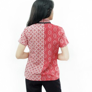 Terbaru Boluse Batik  WAnita Atasan Batik  Blus Batik  