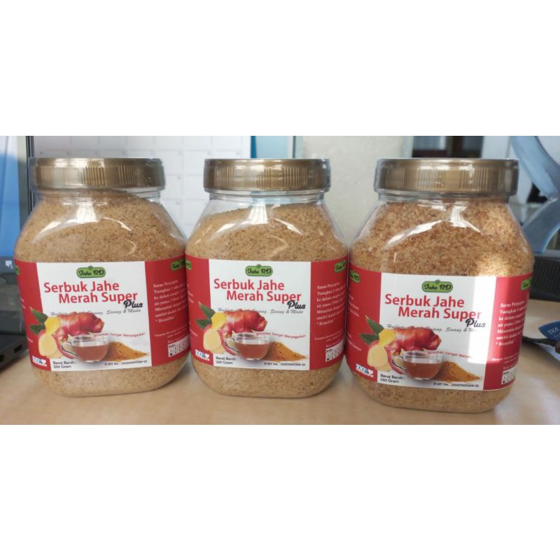 

Obat Herbal Jahe Merah Super RD 330gr