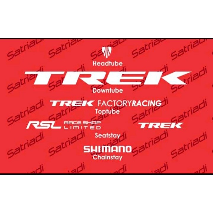 Stiker Sticker Frame Sepeda Trek Session Downhill MURAH cocok untuk decal yang habis repaint