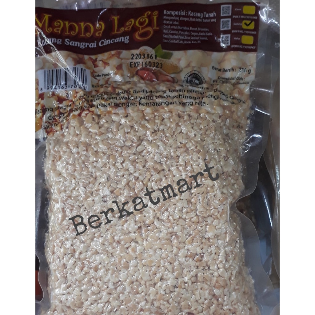 

Kacang Sangrai Manna Lagi Manalagi 250gr