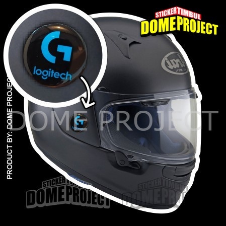 STIKER TIMBUL STIKER HELM STIKER LOGO LOGITECH STIKER KOMPUTER STIKER PC GAMING AKSESORIES PC GAMING