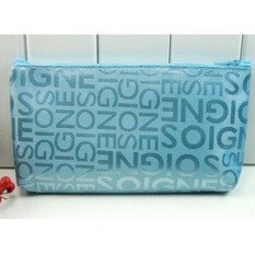 Dompet Make Up Travel Serbaguna Tempat Pensil ABC Kain Tahan Air Tempat Kosmetik Portable