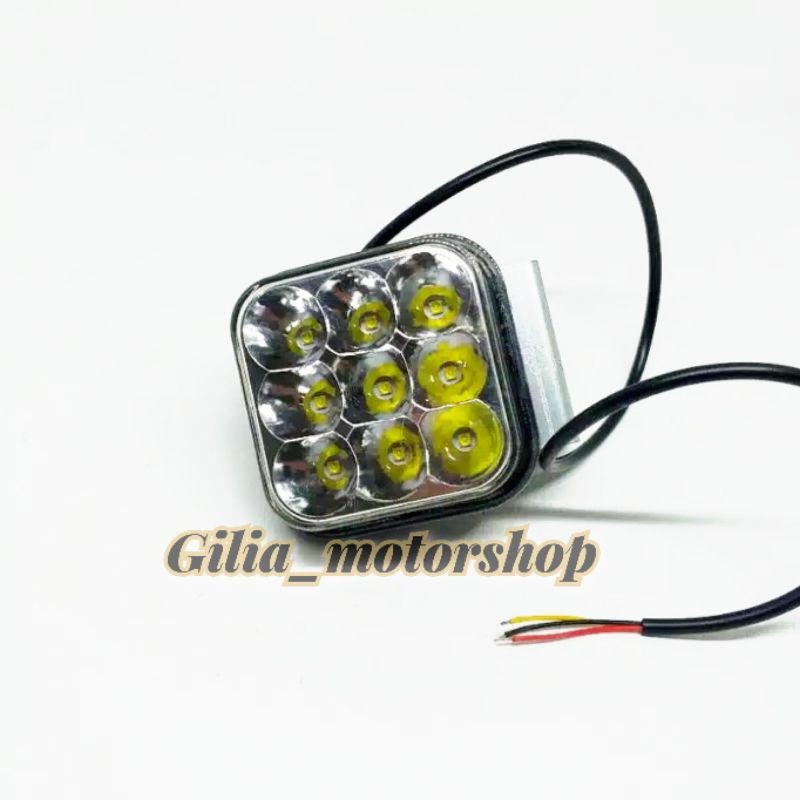 Lampu Tembak Sorot Led 12 mata + angel / Lampu Tembak Sorot Led Dispion/Lampu Led Hid Bohlam