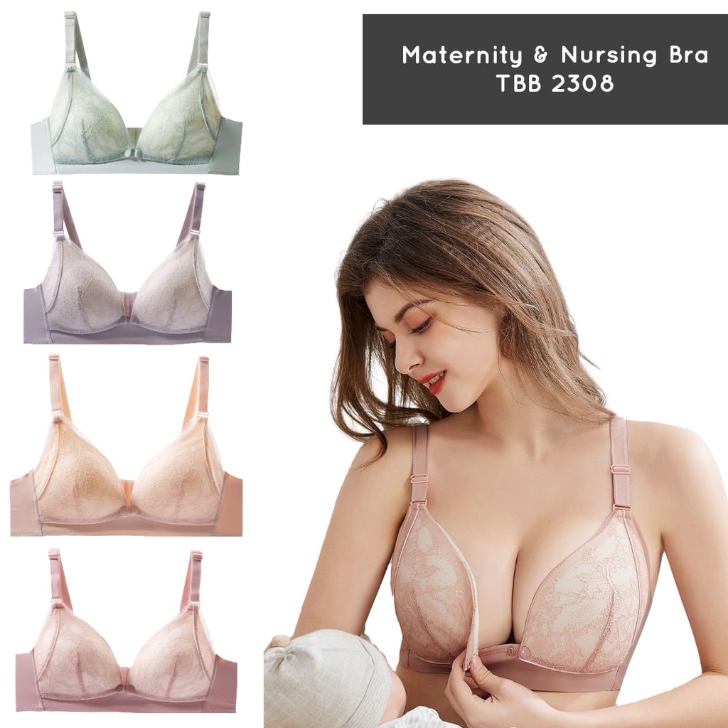 Bra menyusui renda busa premium import TBB 2308