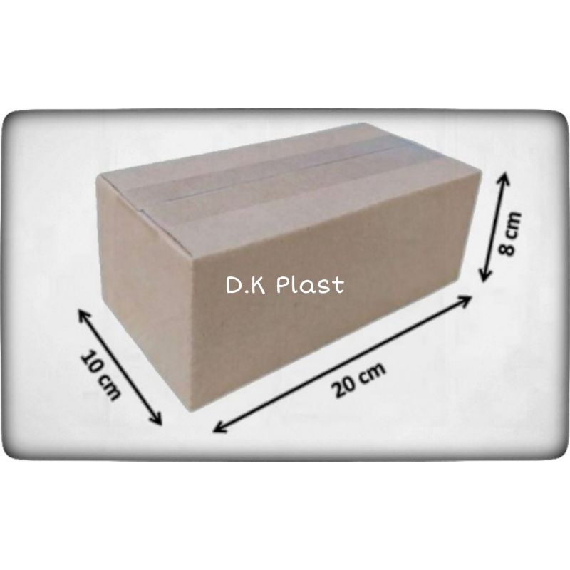 

Kardus /Box /karton UK 20x10x8 POLOS BARU ISI 15PCS