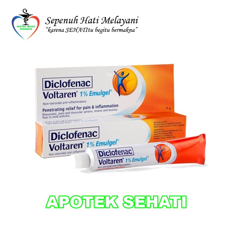 VOLTAREN EMULGEL 5GR PEREDA NYERI OTOT KESELEO