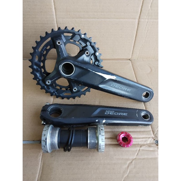 crank shimano m4100/5100 2 speed