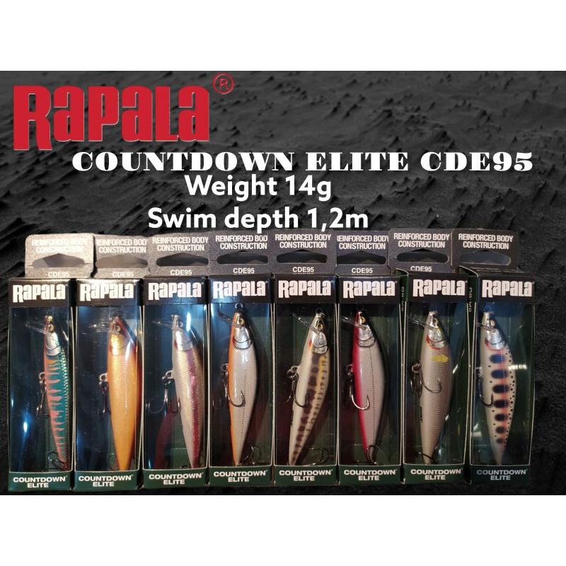 Umpan Rapala Countdown Elite CDE 95mm - 9.5cm 14g