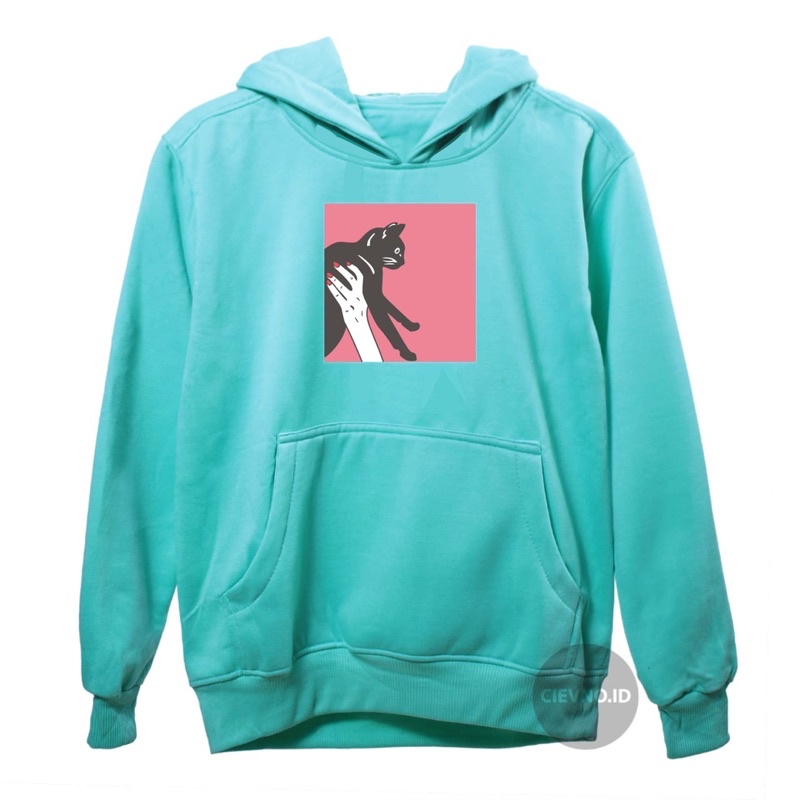 HOODIE CAT (DIGITAL PRINTING) SIZE M - XXXL