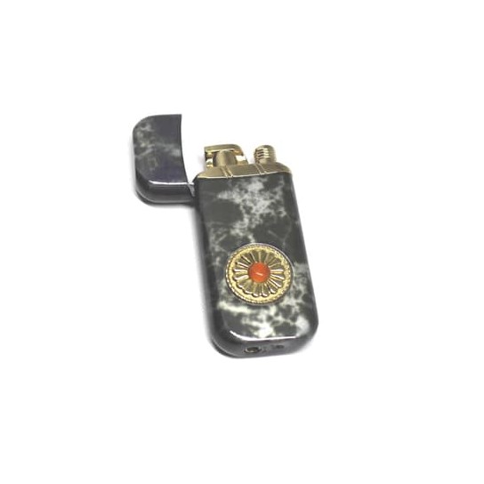 Parling Laris! KOREK API GAS KOTAK HLO-11 CORAK LORENG ARMY MANCIS LIGHTER Low Price!