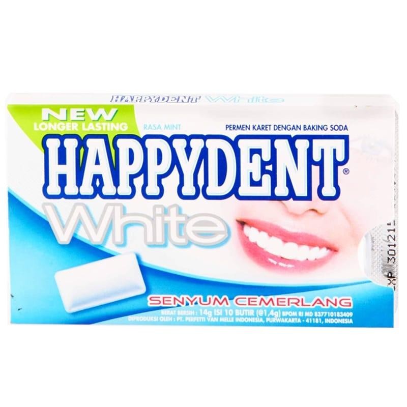 

HAPPYDENT White Mint Permen Karet 14 g