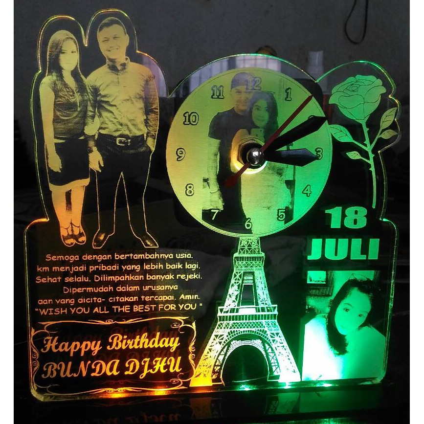 Bikin Kado lampu Custom Unik Free Design buat Pacar/keluarga/sahabat