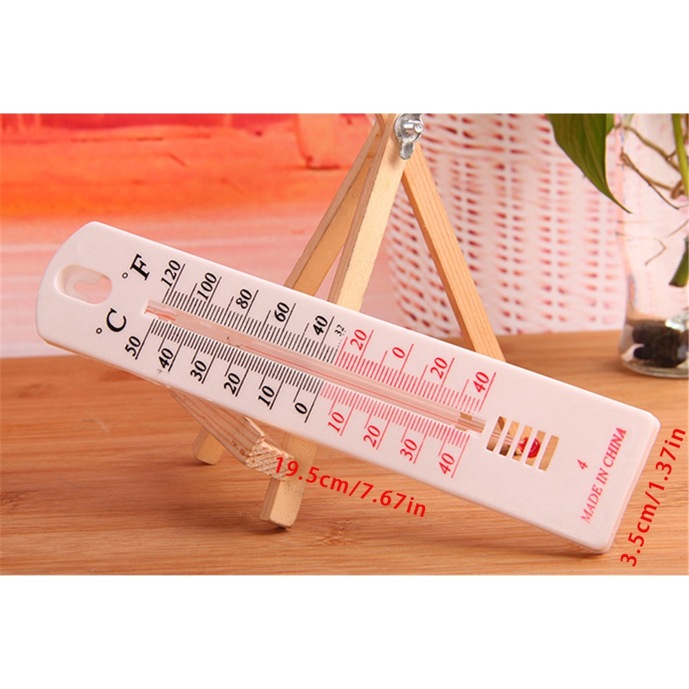 1pc Termometer Higrometer Pengukur Suhu Kelembaban Model Tempel Dinding