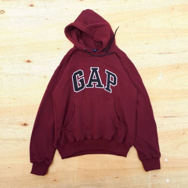 maroon gap hoodie