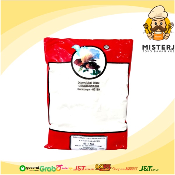 

Wheat Starch Cendrawasih | 1 Kg | Tepung Tangmie | Tepung Gandum