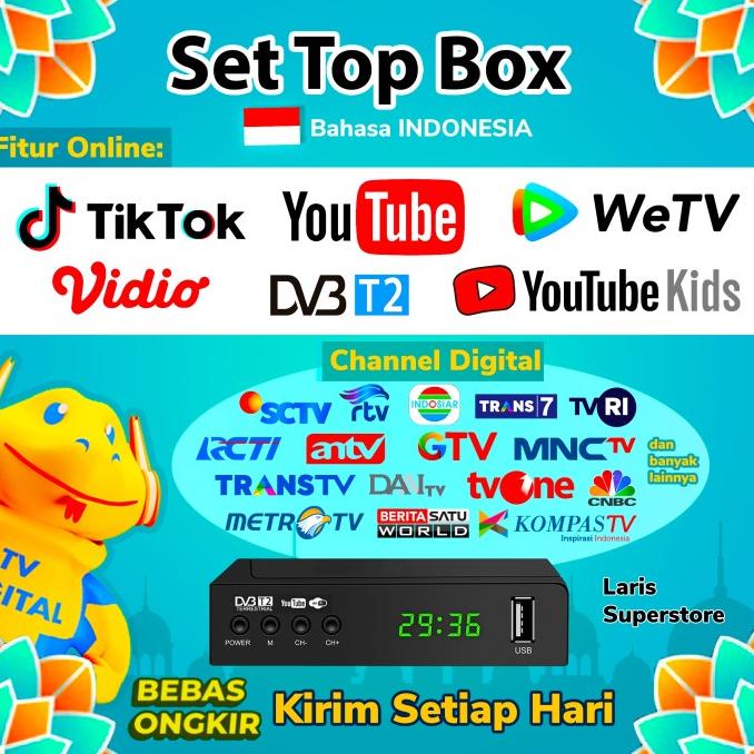 Set Top Box DVB T2 TV Digital Wifi Youtube
