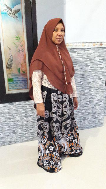 [new Arival] Wou Batik Couple Ayusita Ruffle Batik Couple Ori Ndoro Jowi Dnt Garansi Termurah- Bg094