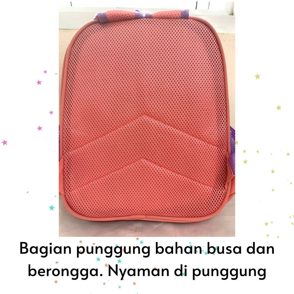 [MONA] Tas Ransel Anak Sekolah Motif Timbul Lucu dan Keren Kualitas Import Premium -M0203