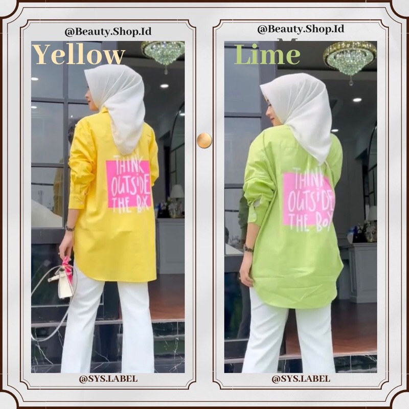 [IMPORT] Boma Shirt Oversized - Kemeja Wanita C1